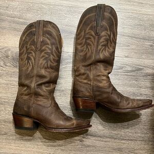 Tecovas Women’s The Annie Cowboy Boot in Color Cafe Goat Size 6.5